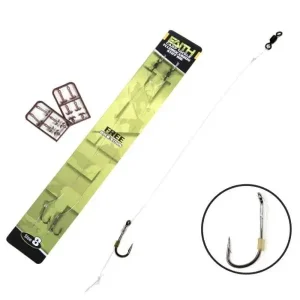 Dagaanbieding Faith Fluorocarbon Stiff Rig | Onderlijn | Maat 4